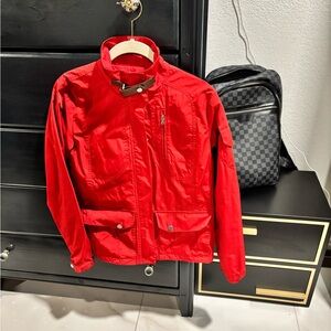 ❤️ Ralph Lauren Red Rain Jacket